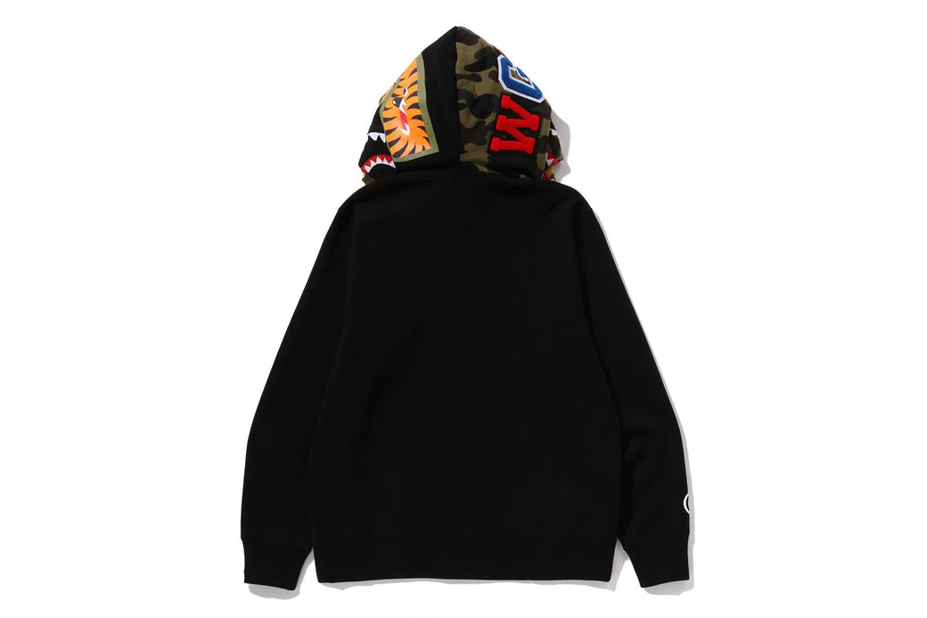 SHARK FULL ZIP DOUBLE HOODIE | bape.com