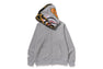 SHARK FULL ZIP DOUBLE HOODIE