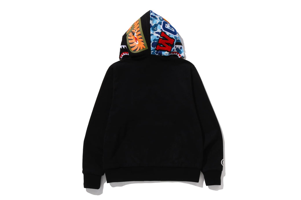 ABC CAMO REVERSIBLE SHARK FULL ZIP HOODIE | bape.com