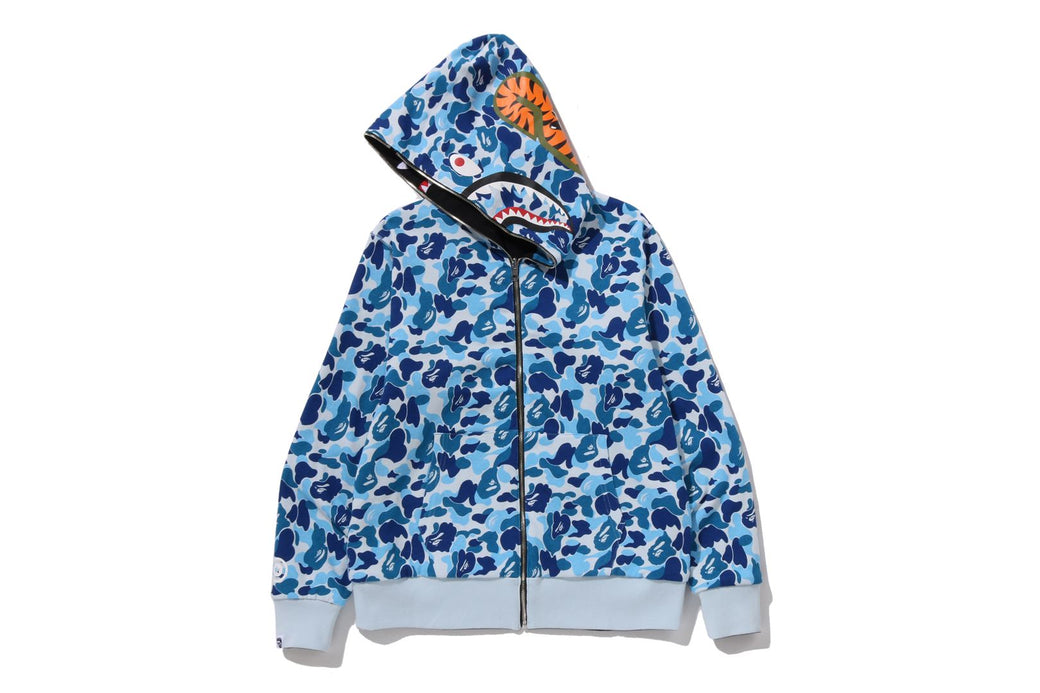 ABC CAMO REVERSIBLE SHARK FULL ZIP HOODIE | bape.com