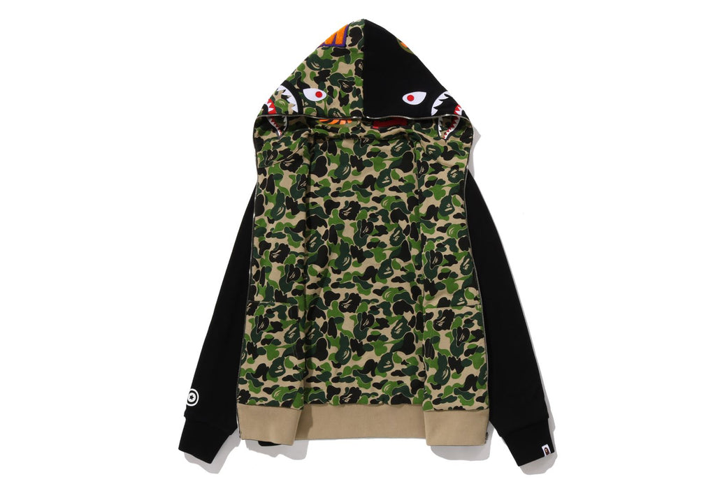ABC CAMO REVERSIBLE SHARK FULL ZIP HOODIE | bape.com