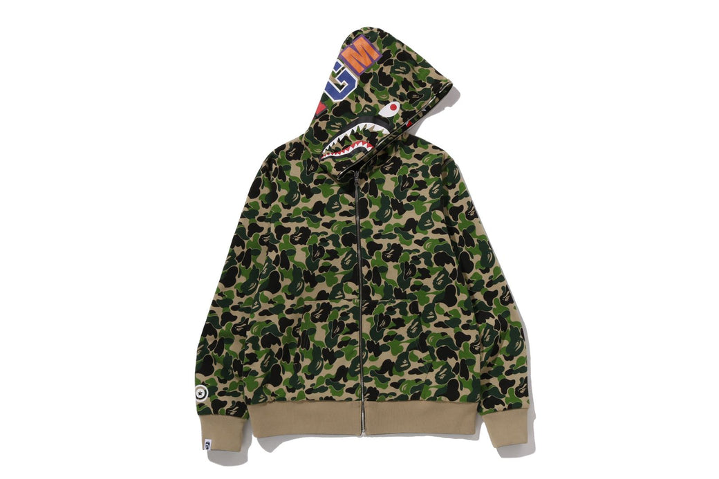ABC CAMO REVERSIBLE SHARK FULL ZIP HOODIE | bape.com