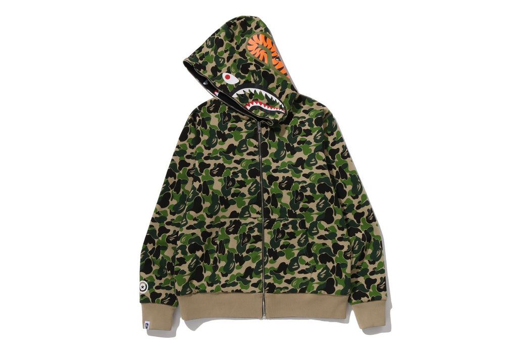 ABC CAMO REVERSIBLE SHARK FULL ZIP HOODIE | bape.com