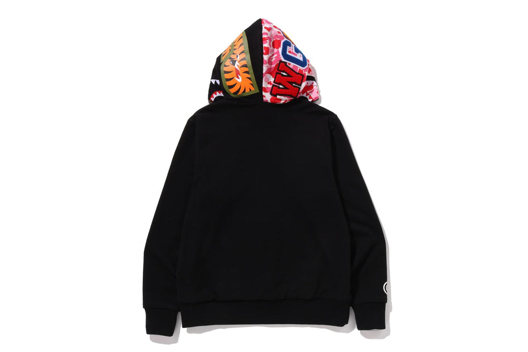 ABC CAMO REVERSIBLE SHARK FULL ZIP HOODIE | bape.com