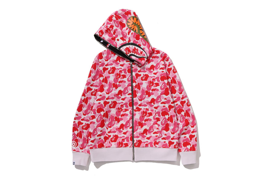 ABC CAMO REVERSIBLE SHARK FULL ZIP HOODIE | bape.com