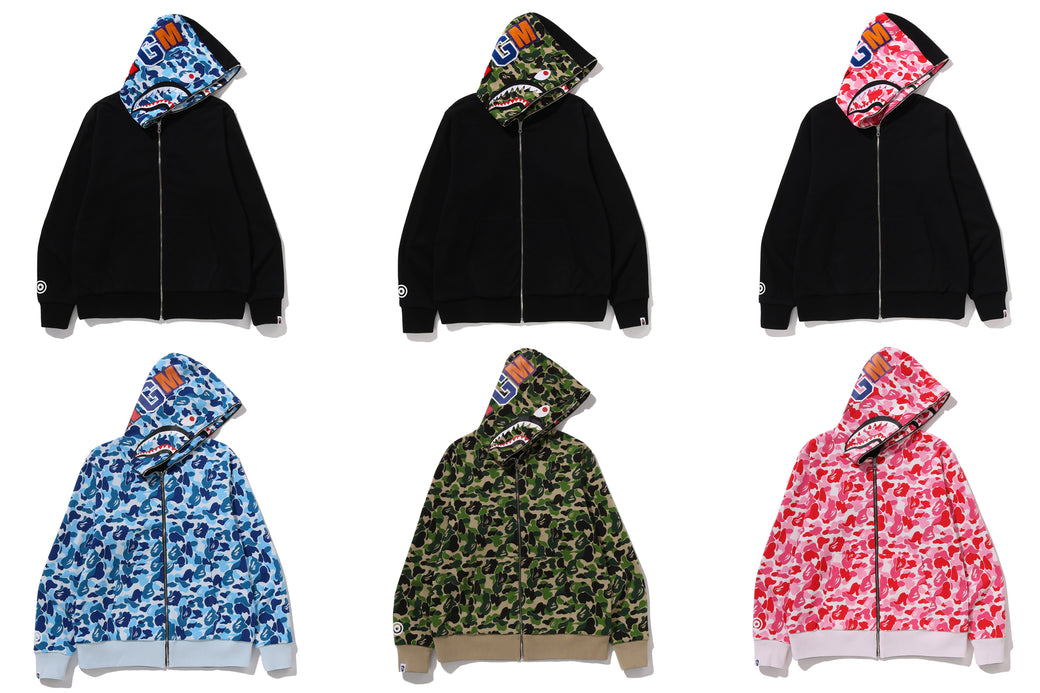 あき　BAPE シャーク　スリーブHoodei BAPE X BAYC 】SHARK FULL ZIP HOODIE | bape.com