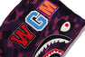 COLOR CAMO CROCHET RELAXED FIT SHARK FULL ZIP HOODIE