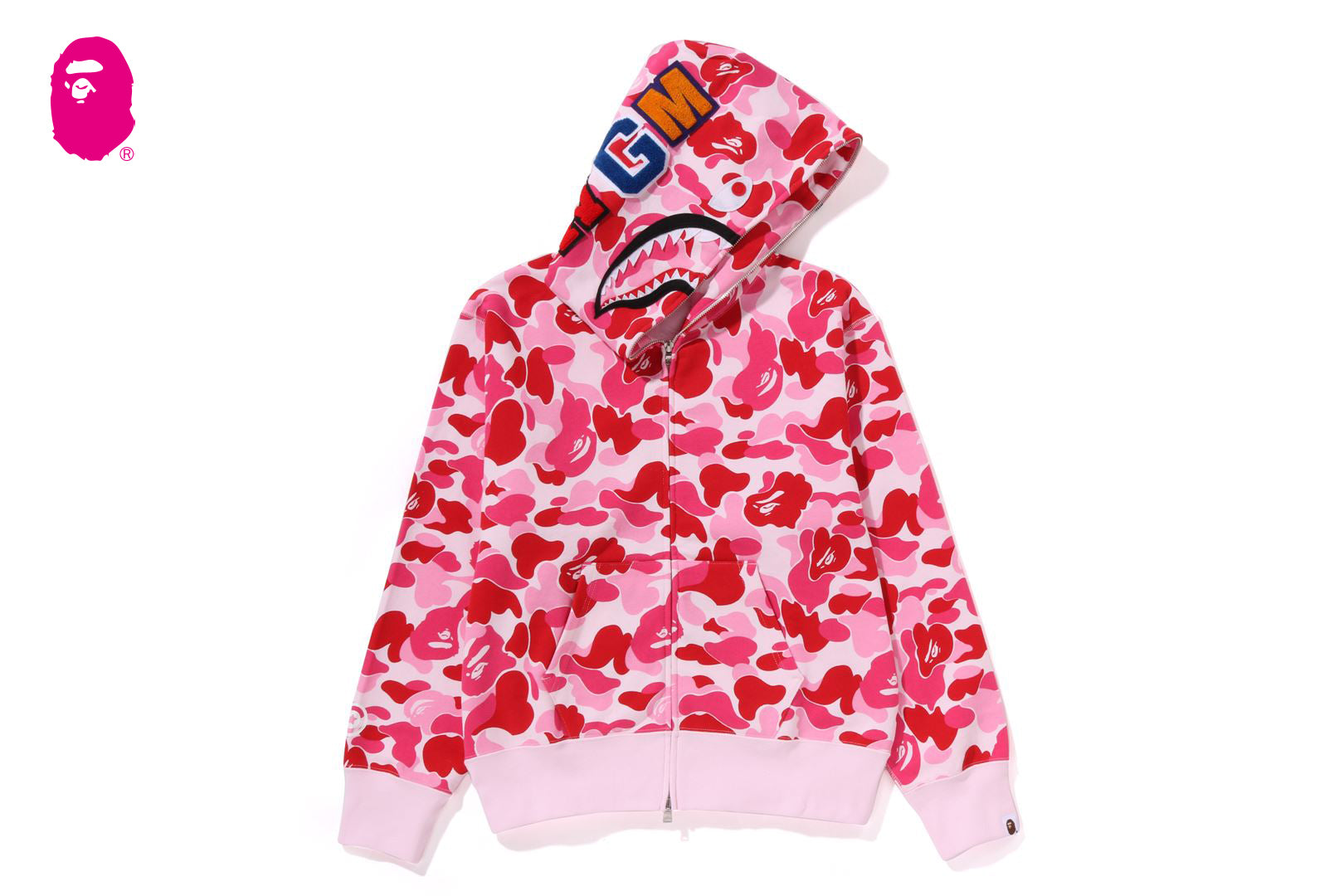 ABC CAMO SHARK FULL ZIP HOODIE | bape.com
