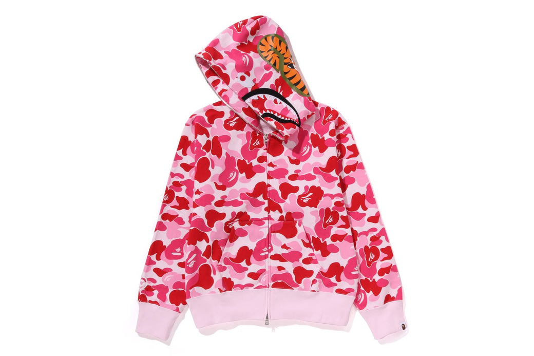 ABC CAMO SHARK FULL ZIP HOODIE | bape.com