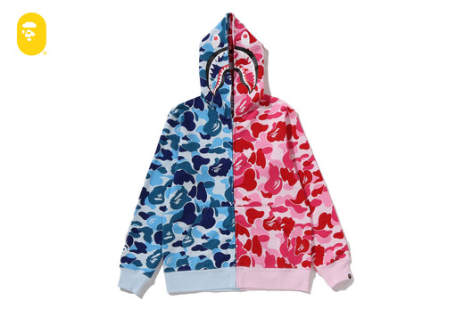 ABC CAMO MULTI SHARK ZIP HOODIE