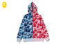 ABC CAMO MULTI SHARK ZIP HOODIE
