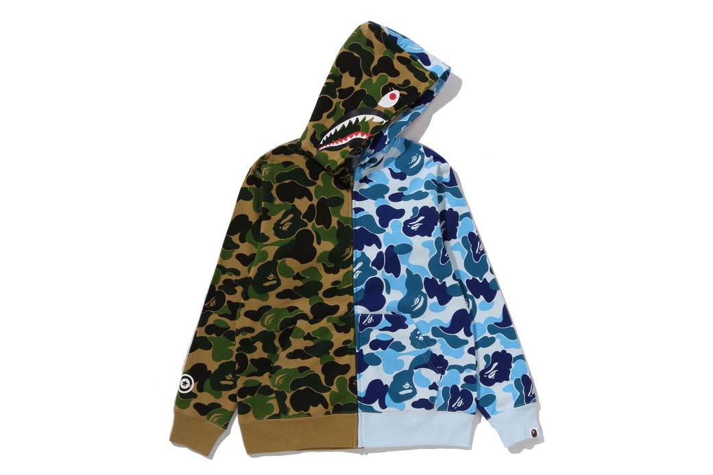 ABC CAMO MULTI SHARK ZIP HOODIE | bape.com