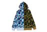 ABC CAMO MULTI SHARK ZIP HOODIE