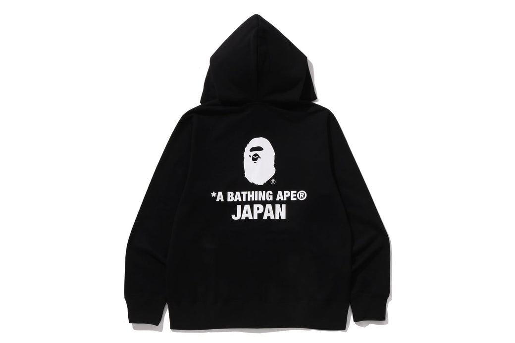 COLLEGE ONE POINT EMBROIDERY ZIP HOODIE | bape.com