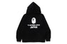 COLLEGE ONE POINT EMBROIDERY ZIP HOODIE
