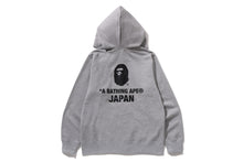 COLLEGE ONE POINT EMBROIDERY ZIP HOODIE