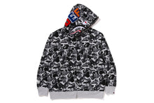 【 BAPE X DEF JAM 】CAMO SHARK RELAXED FIT FULL ZIP HOODIE