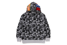 【 BAPE X DEF JAM 】CAMO SHARK RELAXED FIT FULL ZIP HOODIE