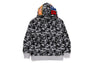 【 BAPE X DEF JAM 】CAMO SHARK RELAXED FIT FULL ZIP HOODIE