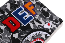 【 BAPE X DEF JAM 】CAMO SHARK RELAXED FIT FULL ZIP HOODIE
