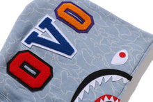 【 BAPE X OVO 】NEON 1ST CAMO JACQUARD SHARK FULL ZIP HOODIE