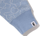 【 BAPE X OVO 】NEON 1ST CAMO JACQUARD SHARK FULL ZIP HOODIE