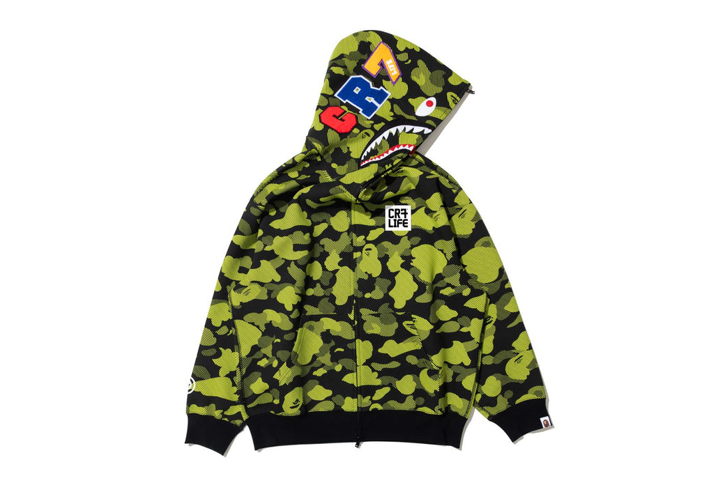 その他 cheebow BAPE X CR7 LIFE 】LOGO RELAXED FIT SHARK FULL ZIP HOODIE #1 | bape.com