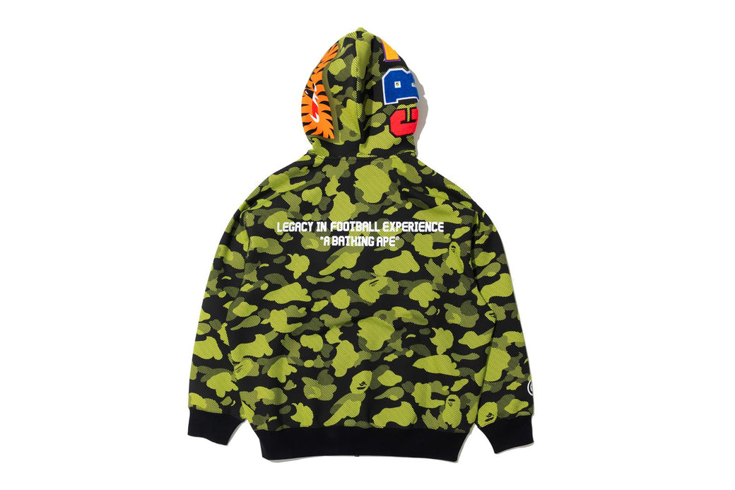 BAPE X CR7 LIFE 】LOGO RELAXED FIT SHARK FULL ZIP HOODIE #1 | bape.com