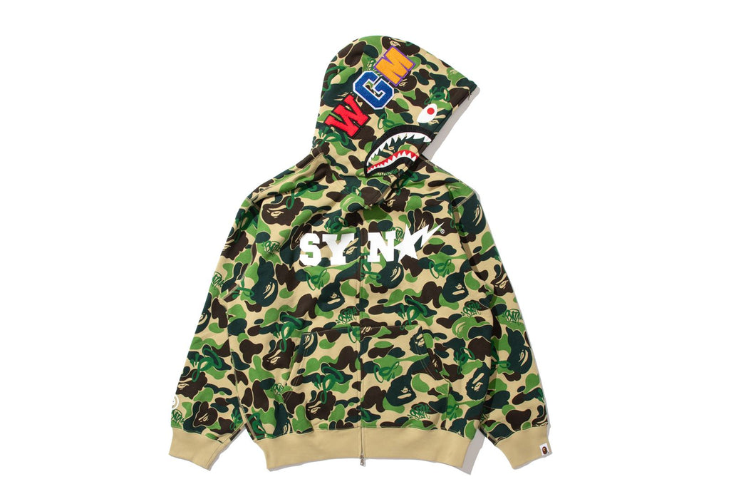 BAPE X SPOTIFY BY CENTRAL CEE 】CAMO SHARK FULL ZIP HOODIE | bape.com