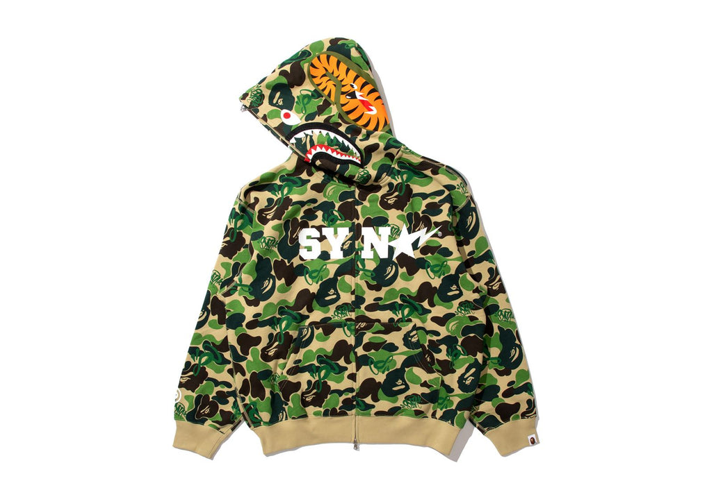 BAPE X SPOTIFY BY CENTRAL CEE 】CAMO SHARK FULL ZIP HOODIE | bape.com