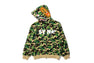 【 BAPE X SPOTIFY BY CENTRAL CEE 】CAMO SHARK FULL ZIP HOODIE