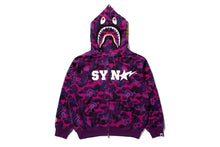 【 BAPE X SPOTIFY BY CENTRAL CEE 】CAMO SHARK FULL ZIP HOODIE