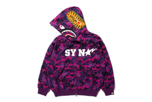 【 BAPE X SPOTIFY BY CENTRAL CEE 】CAMO SHARK FULL ZIP HOODIE