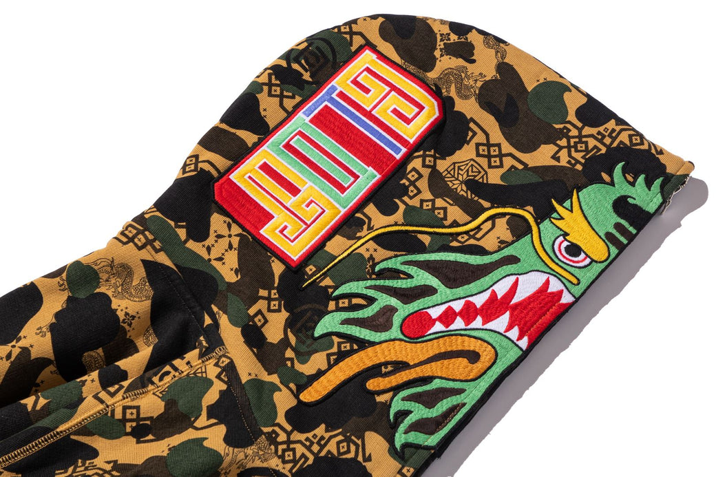 BAPE X CLOT 】CAMO SPLIT SHARK RELAXED FIT FULL ZIP HOODIE | bape.com