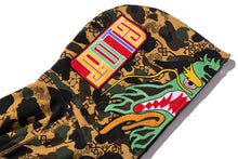 【 BAPE X CLOT 】CAMO SPLIT SHARK RELAXED FIT FULL ZIP HOODIE