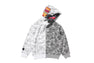 【 BAPE X CLOT 】CAMO SPLIT SHARK RELAXED FIT FULL ZIP HOODIE