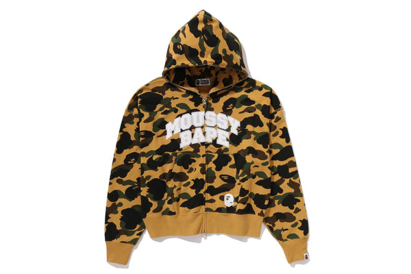 BAPE X MOUSSY 】COLLEGE LOGO ZIP HOODIE | bape.com