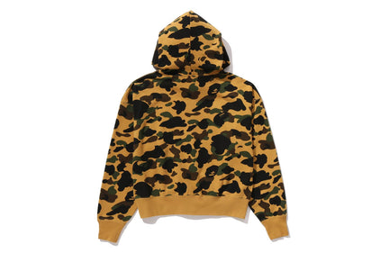 【 BAPE X MOUSSY 】COLLEGE LOGO ZIP HOODIE