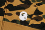 【 BAPE X MOUSSY 】COLLEGE LOGO ZIP HOODIE