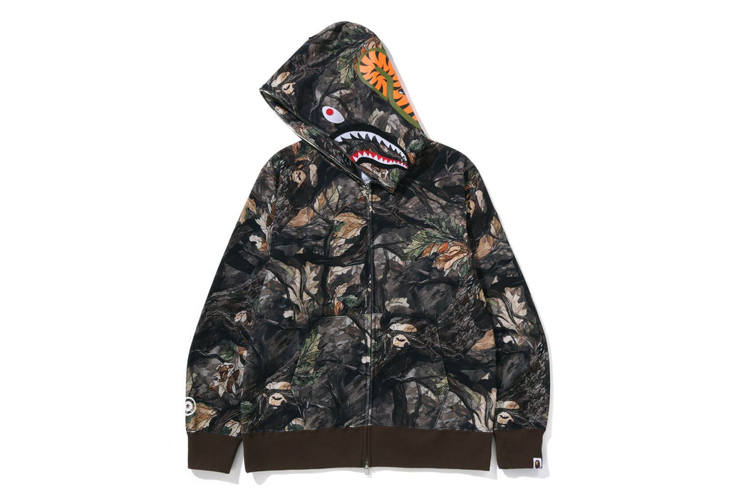 TREE EDGE CAMO SHARK FULL ZIP HOODIE | bape.com