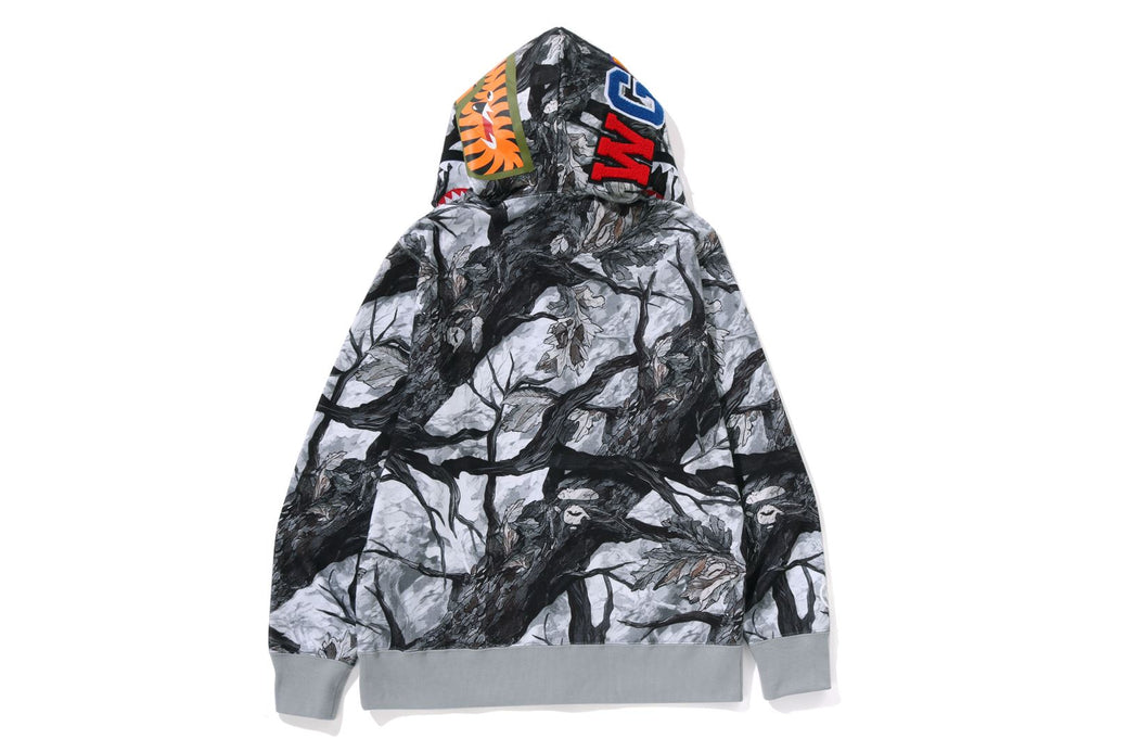 TREE EDGE CAMO SHARK FULL ZIP HOODIE | bape.com