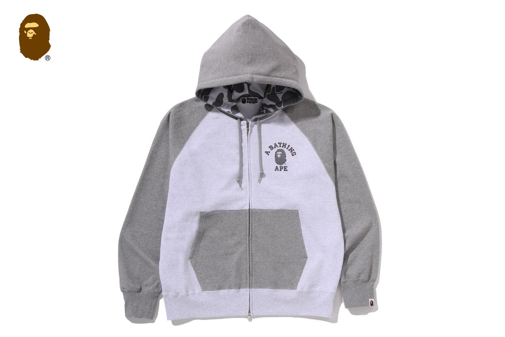 COLOR STONE BAPE RELAXED FIT ZIP HOODIE | bape.com