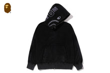 SNOW WASH SHARK RELAXED FIT FULL ZIP HOODIE