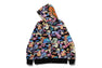 ART CAMO SHARK FULL ZIP HOODIE