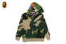 MEGA ABC CAMO DOUBLE SHARK RELAXED FIT FULL ZIP HOODIE