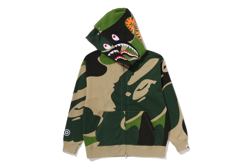 トップス BAPE ABC Camo Double Shark Full Zip MEGA ABC CAMO DOUBLE SHARK RELAXED FIT FULL ZIP HOODIE | bape.com