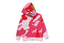 MEGA ABC CAMO DOUBLE SHARK RELAXED FIT FULL ZIP HOODIE