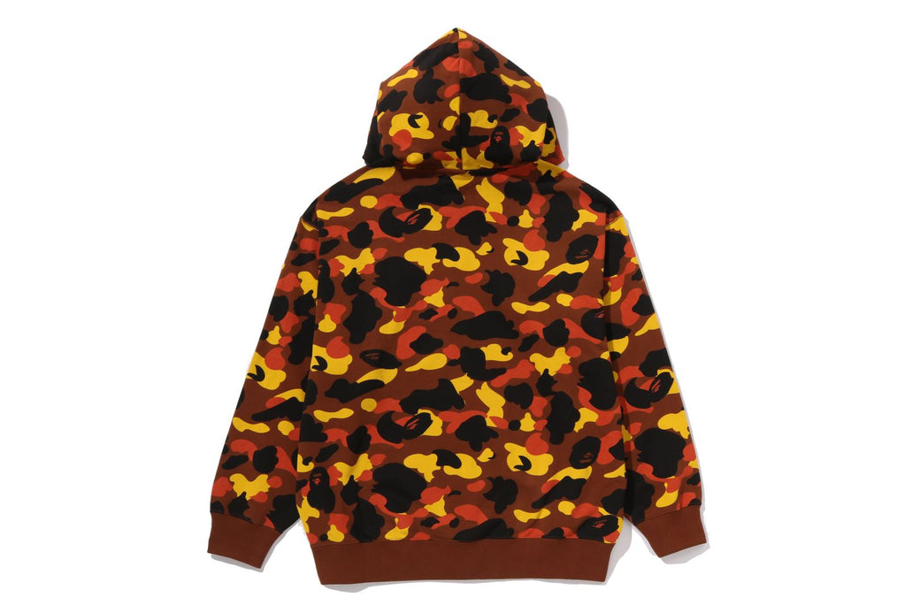 1ST CAMO BAPE LOGO RHINESTONE RELAXED FIT FULL ZIP HOODIE | bape.com