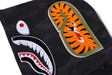 COLOR CAMO SHARK RELAXED FIT HOODIE TRACK JACKET