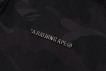 COLOR CAMO SHARK RELAXED FIT HOODIE TRACK JACKET